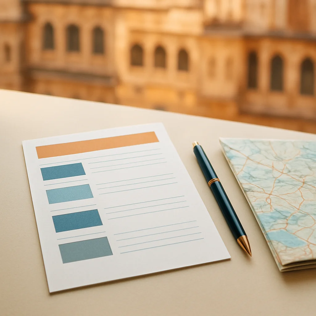 Itinerary Review Session